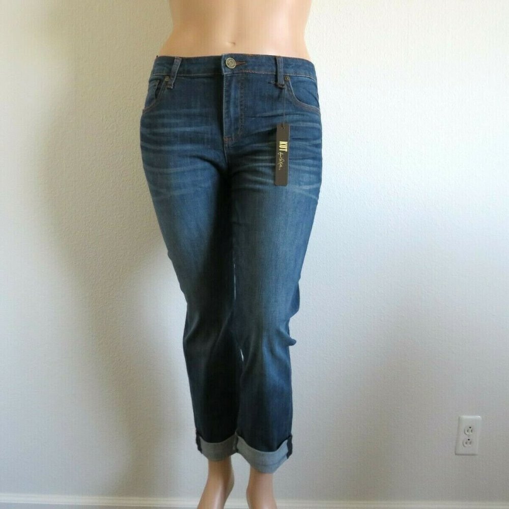 KUT from the KLOTH Jeans Plus Size 14 Boyfriend - Picture 4 of 7